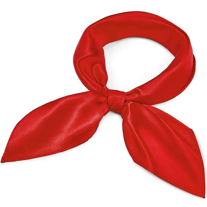 Neck Scarf Red Satin Head Scarf Elegant Red Satin Square Scarf Silky Shawl, Neckerchief Head Wrap For Women Casual Attire, Travel, And Fashion