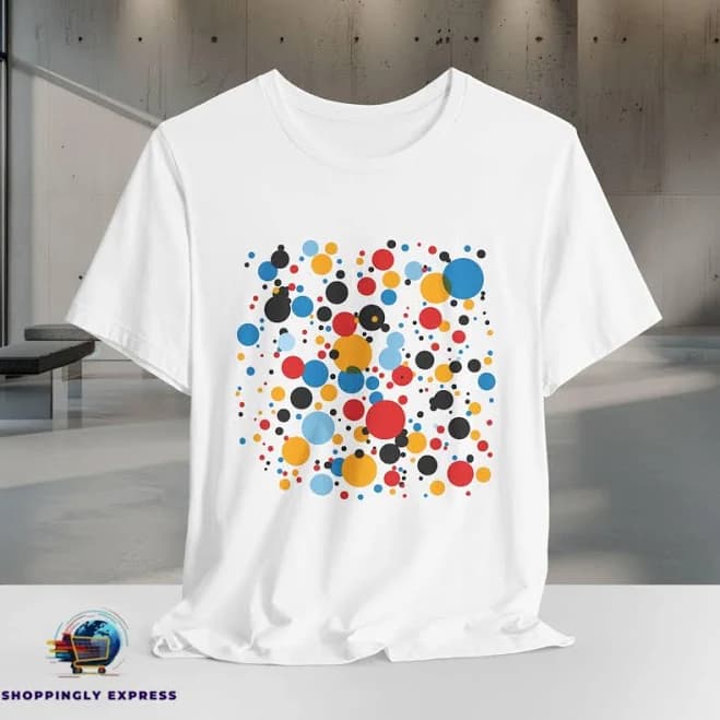 Bella Canvas Modern Dot Abstract Circle T-Shirt