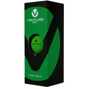Venture Golf Soft Matte Green Golf Balls - Buy 2 DZ Get 1 DZ Free