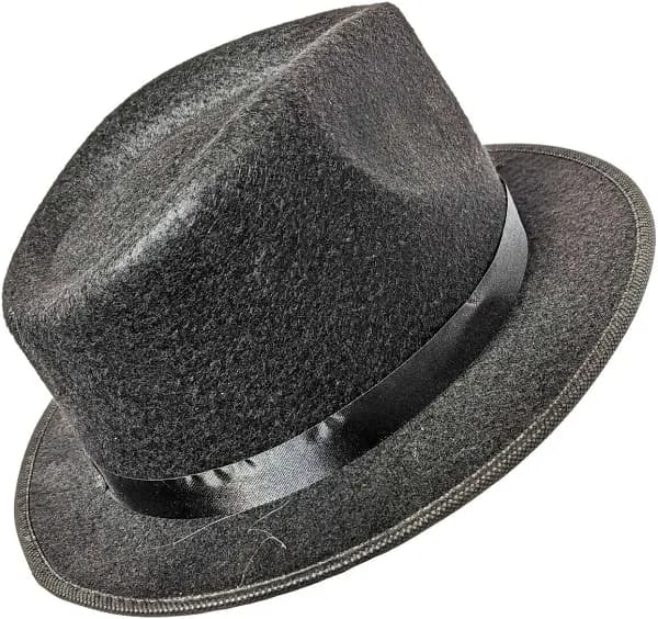 Michael Jackson Fedora Hat Dress Up Costume Accessory Black