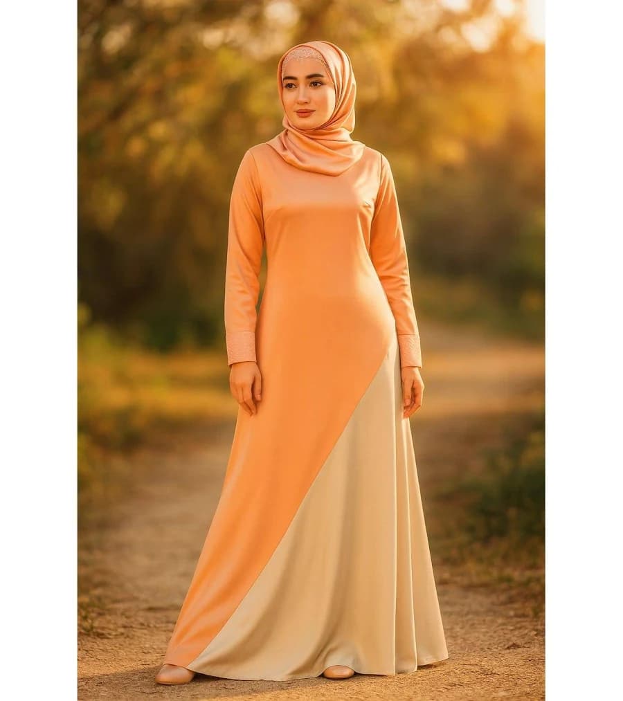 Designer Abaya with Hijab
