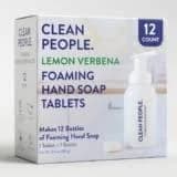Clean People Foaming Hand Soap Tablets Lemon Verbena