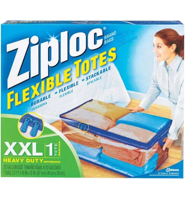 Ziploc Flexible Storage Tote