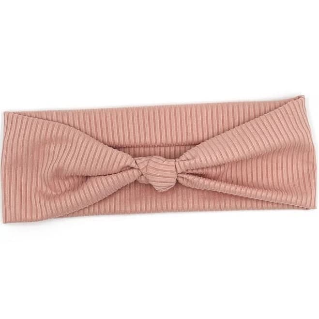 The Happy Headband Co Ribbed Top Knot Headband