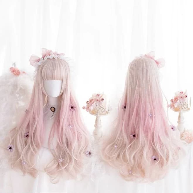 Juwas Kawaii Japanese Sweet Harajuku Ombre Wig