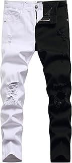 Boy's Skinny Fit Ripped Destroyed Distressed Stretch Stylish Fashion Denim Jeans Pants