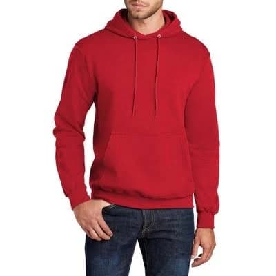 Men's Long Sleeve Core Poly Fleece Pullover Sweatshirt