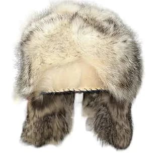 Badger Fur Trapper Hat
