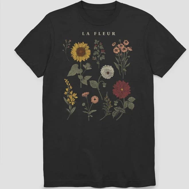 Floral Vintage La Fleur Tee