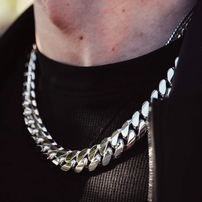 Lirys Sterling Silver Cuban Link Chain