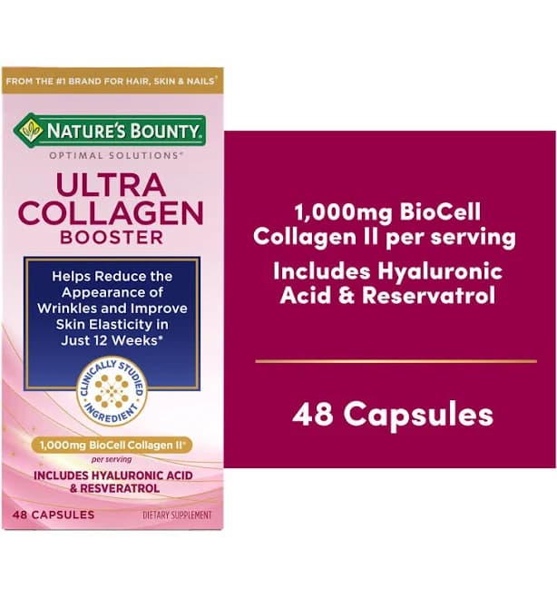 Nature's Bounty Optimal Solutions Ultra Collagen Booster Capsules