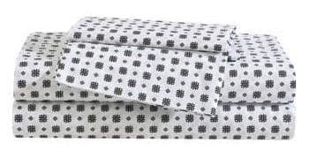Eddie Bauer Fairisle Sprinkle Cotton Sheet Set