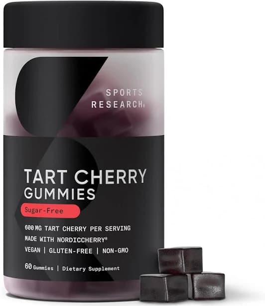 Tart Cherry Gummies 600mg Nordiccherry Sugar Free 60 Gummies