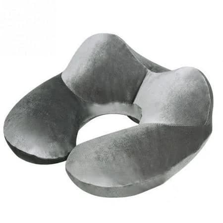 Kangzhu Inflatable Soft Velvet Travel Neck Pillow Set