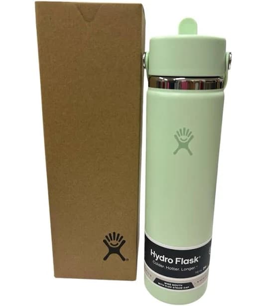 Hydro Flask 24 oz. Wide Flex Straw Cap in Aloe