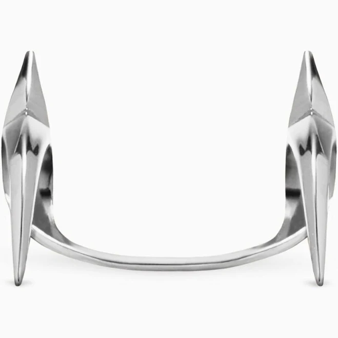 Ask & Embla Faux Lip Iridium Cuff in Gold