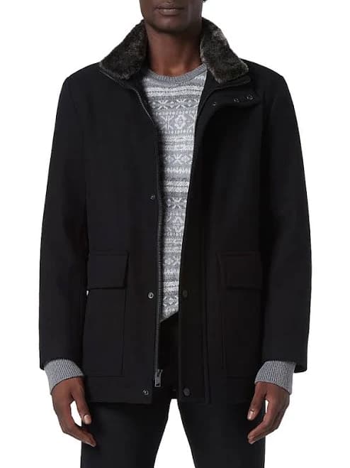 Andrew Marc Men's Brooks Car Coat