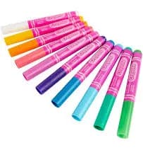 Crayola Washable Broad Line Markers - (10 Pack) Bold & Bright