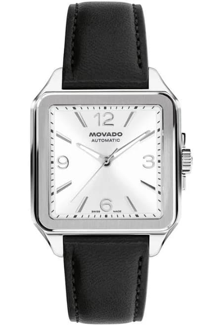 Movado Men's Heritage 1917 Swiss Automatic Leather Watch
