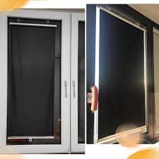 Amazon.com: Black Total Blackout Roller Blinds,30/35/40/55/60/75/80cm No Drilling Curtains,Roll up Bedroom Balcony Sunshade Blinds,Uv Protection,Portable Retractable Windows Shades,WxH-55x100cm/22x39in : Home & Kitchen