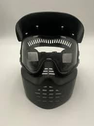 Gen X Global Paintball Airsoft Mask Full Face Protection Black w/ Visor GX