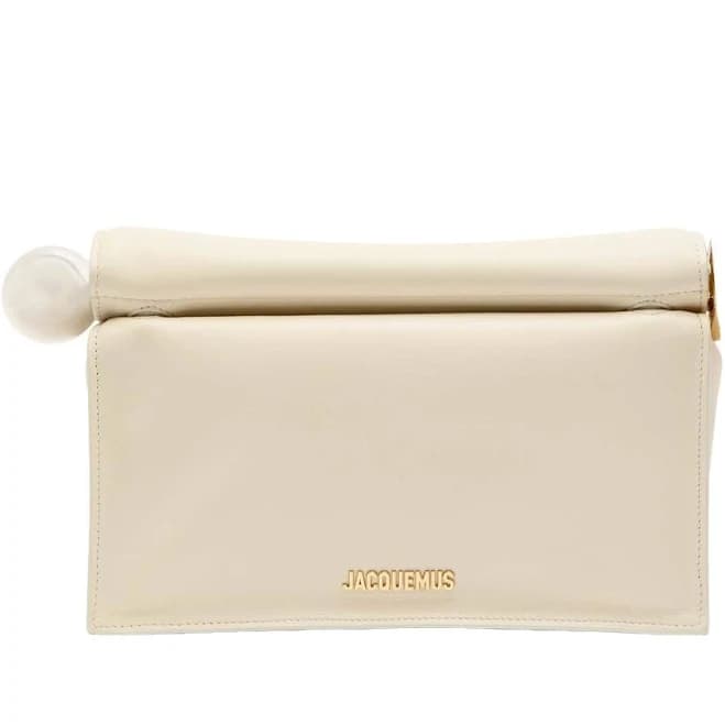 Jacquemus Rond Carré Metallic-sphere Clutch