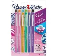 Paper Mate Candy Pop Flair Medium Felt Tip Pens