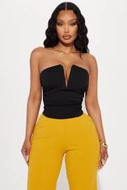 Not A Secret Top - Black | Fashion Nova