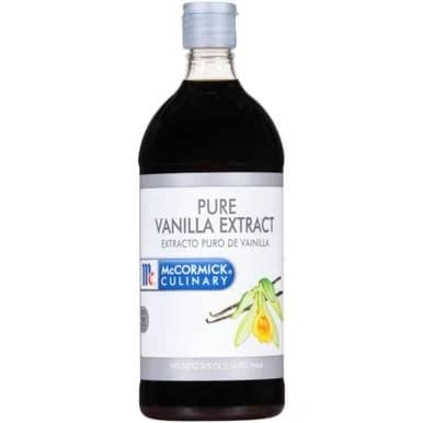 McCormick Premium Pure Vanilla Extract, 32 oz, 6/Case