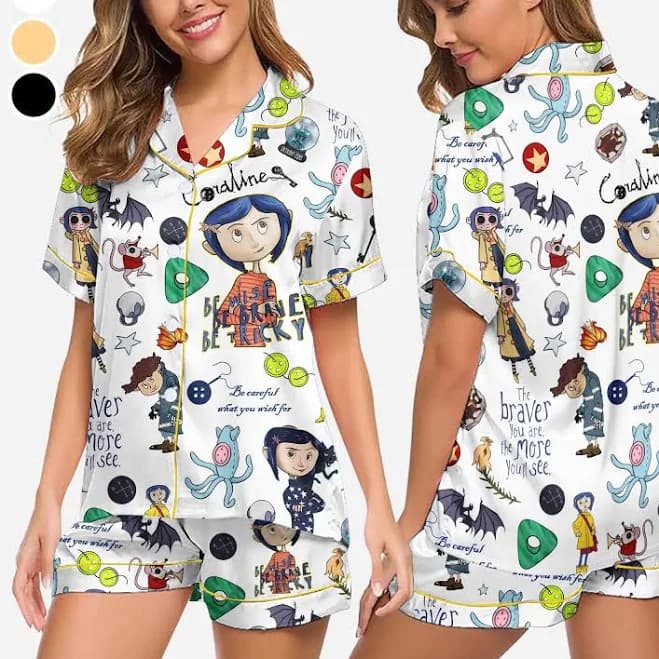 Women's Cartoon Pajama Set