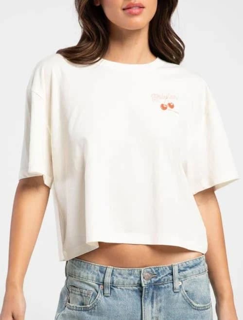 Brixton Women's Cherry Skimmer Graphic T-Shirt