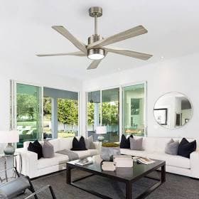Wade Logan 64" Indoor Ceiling Fan with Light and Remote