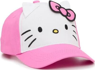 Hello Kitty Girls' 3D Ears Baseball Cap