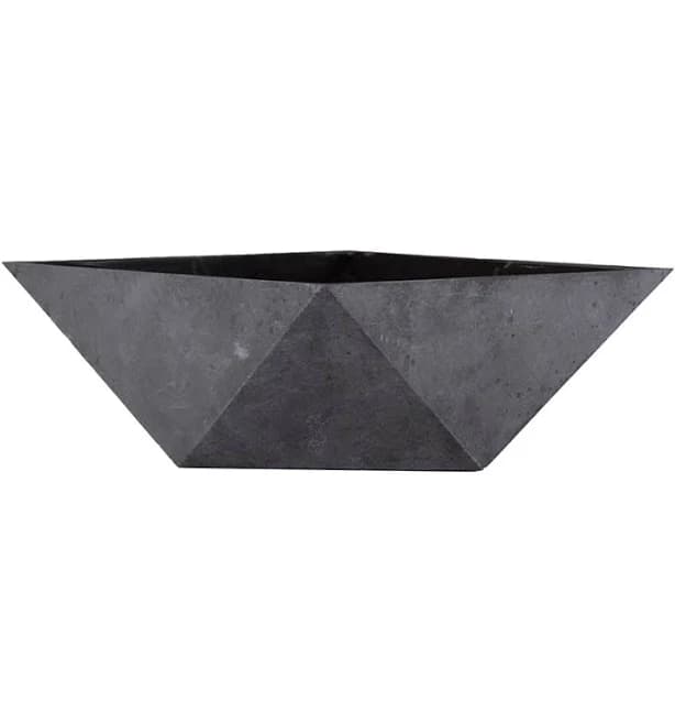 The HC Companies Deco Faceted Succulent Bowl