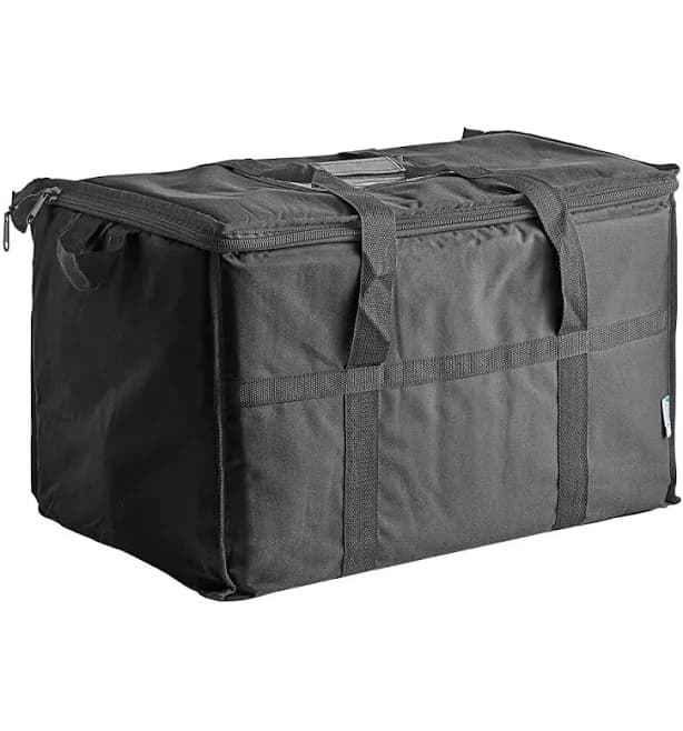 Choice Customizable Black Large Insulated Nylon Cooler Bag (Holds 72 Cans)