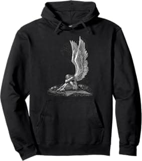 Original - Enslaved Angel - Gothic Angel Pullover Hoodie