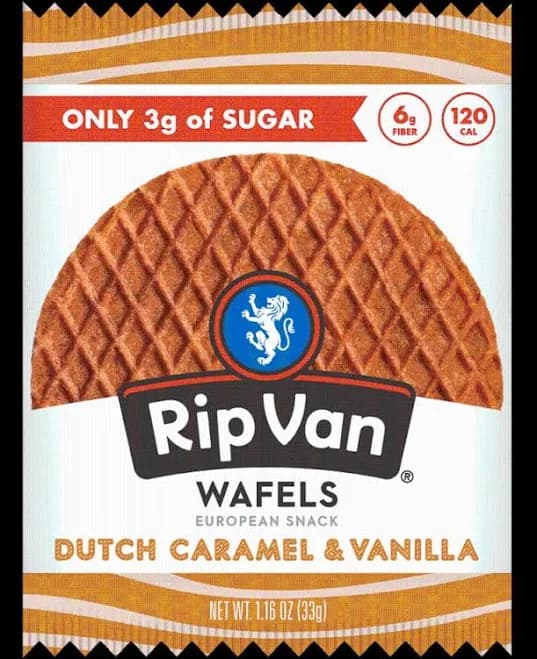 Rip Van Wafels Dutch Caramel & Vanilla Wafel Cookie