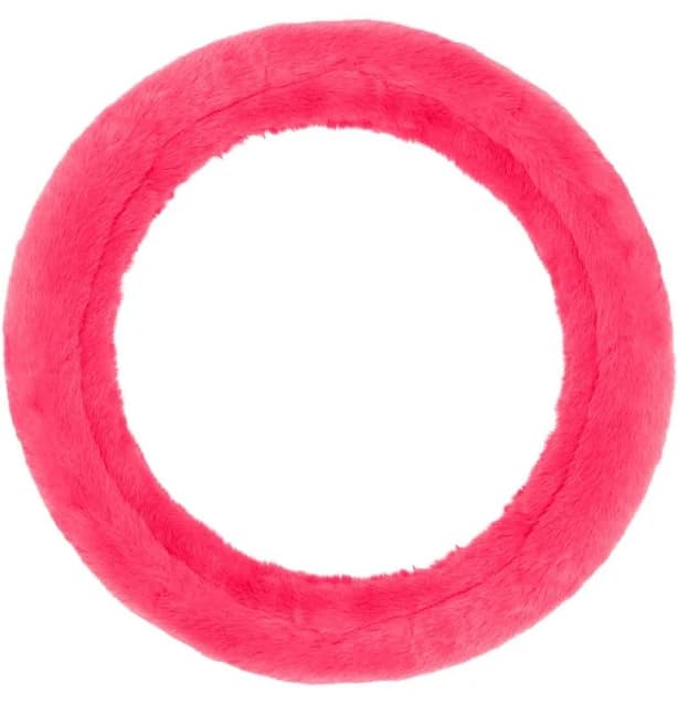 Carbella Women's Fluffy Steering Wheel Cover