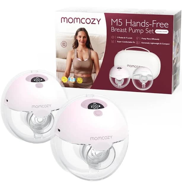 Momcozy M5 Hands-Free Breast Pump Set
