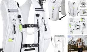 Running Vest,Hydration Vest 5.5L with 1.5L Water Bladder,Lightweight White | eBay
