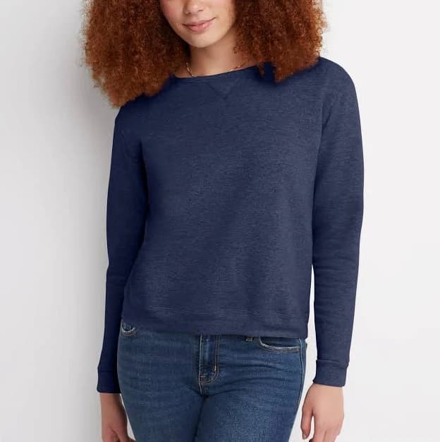 Hanes Women's ComfortSoft EcoSmart Crewneck Sweatshirt