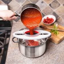 Amazon.com: Final Touch 填充和儲存塑膠拉鍊鎖冷凍袋架適用於湯、醬汁、膳食計劃等(FTA4010) : 居家與廚房