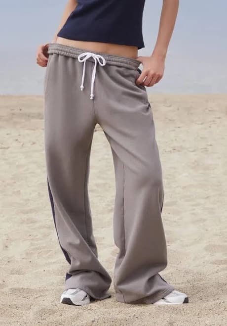 John Galt Women's Blue Anastasia Baggy Sweatpants