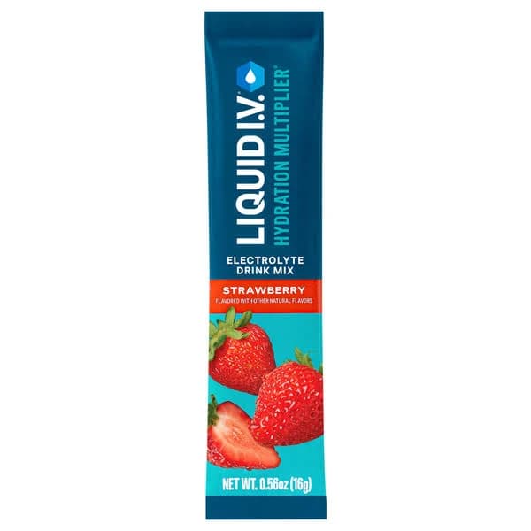 Liquid I.V. Hydration Multiplier Electrolyte Drink Mix, Strawberry