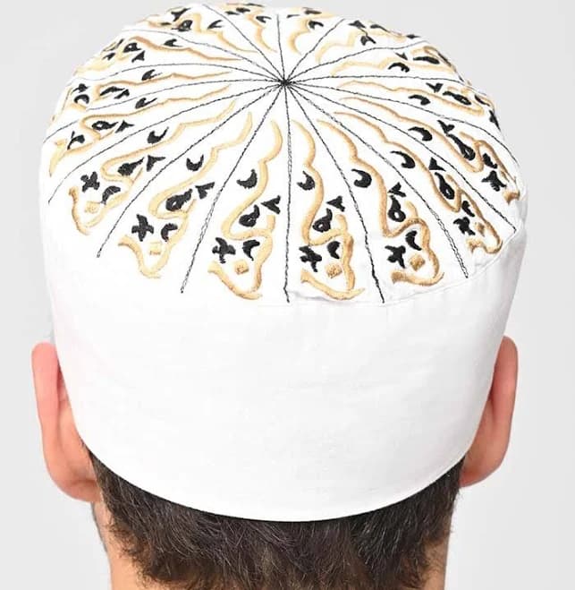 Yusuf Machine Embroidered Kufi