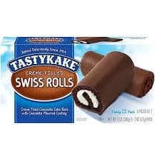 Tastykake Creme Filled Chocolate Swiss Rolls