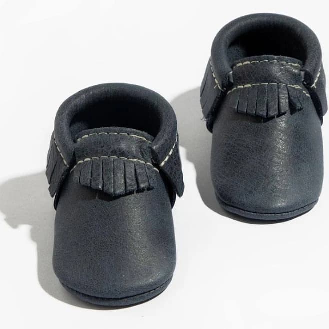 Alta Moccasin Baby Shoes with Fringe