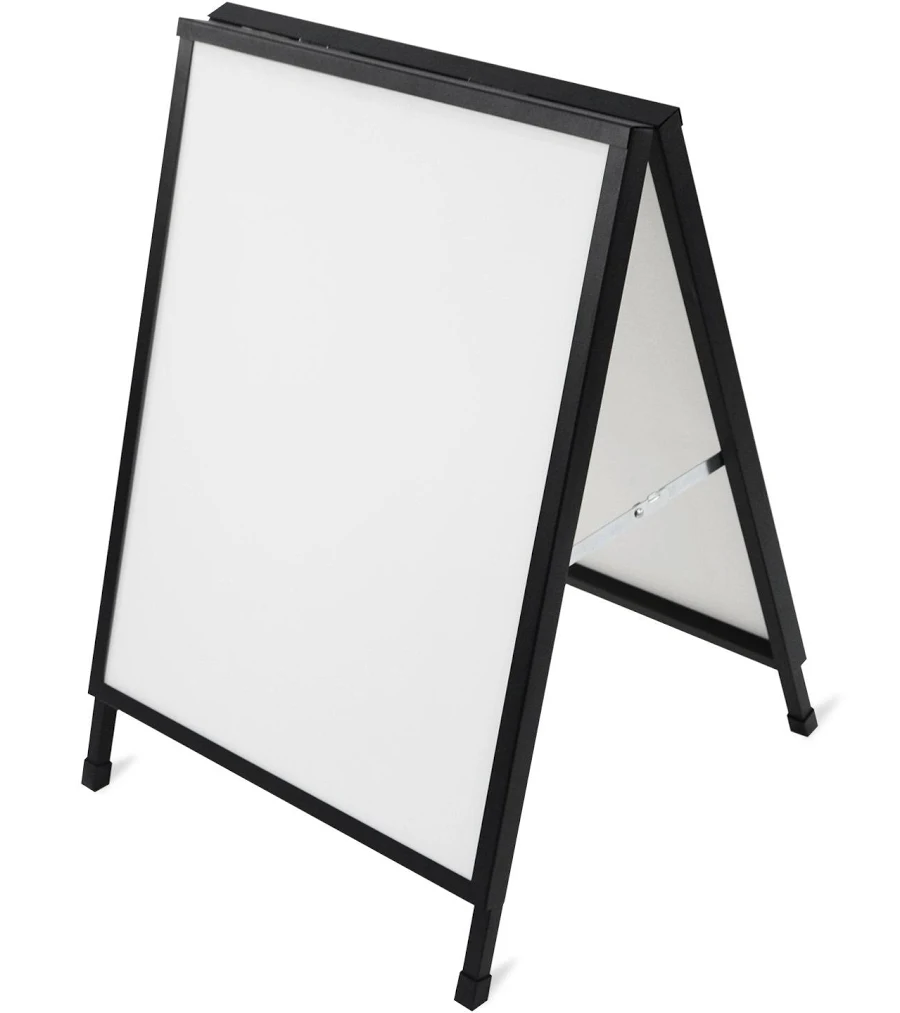 Metal A-Frame Sidewalk Sign