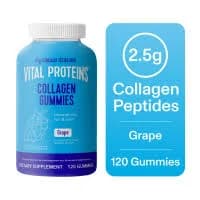 Vital Proteins Collagen Peptides Joint Supplement Gummies For Hair Skin And Nails Grape 120 Count
