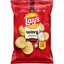 Lay's Wavy Original Potato Chips - 7.75oz : Target
